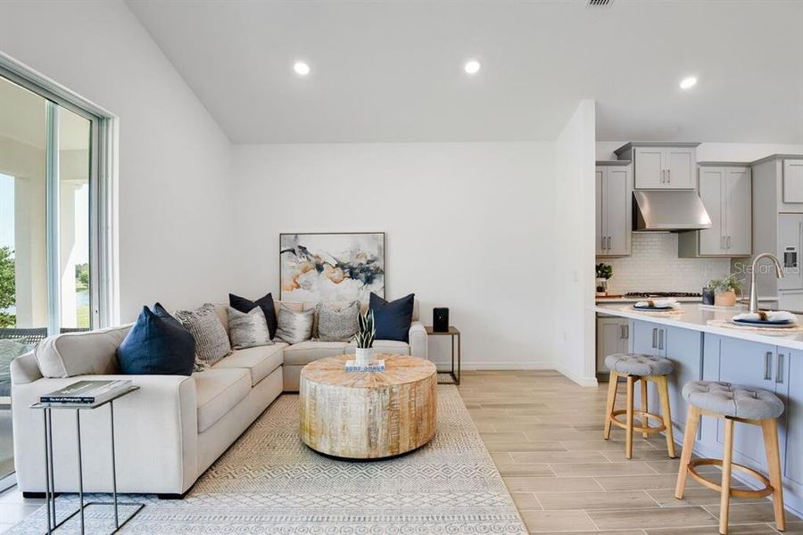Furnished interior view inside a new home in Ardisia Park, New Smyrna Beach (Image 23).