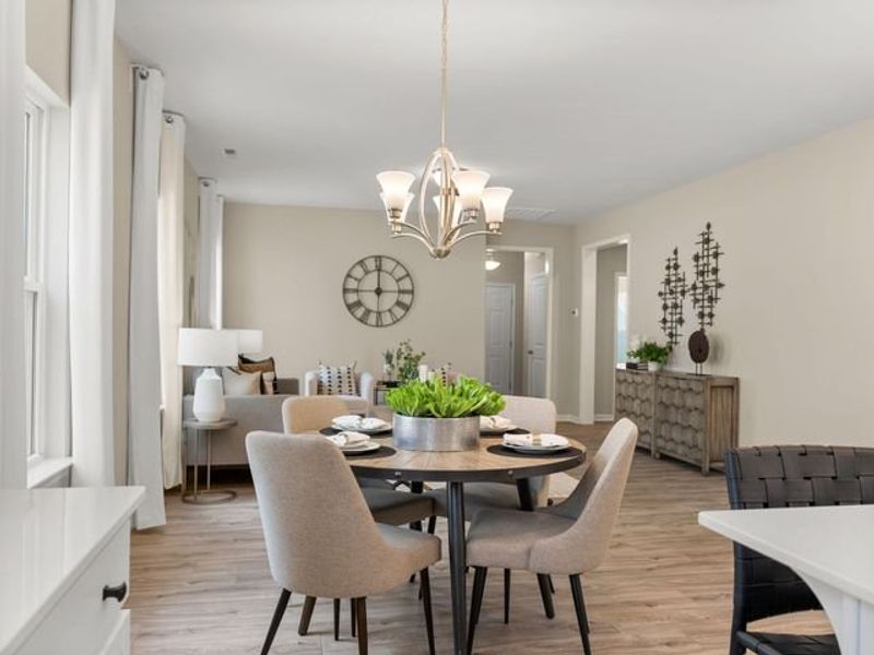 Representative furnished interior of a home built from the Grace by True Homes in Edgewater - Cottage Greens, Lancaster (Image 7).