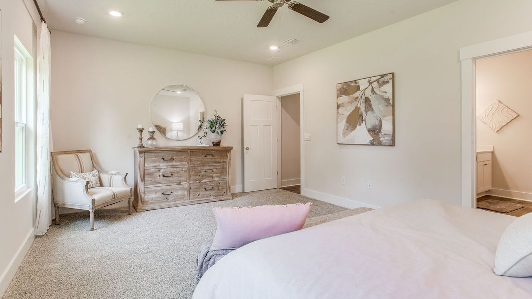 Furnished interior view inside a new home in Ashton Park Phase III, Freeport (Image 19).