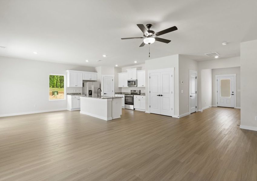 Windows let in lots of light