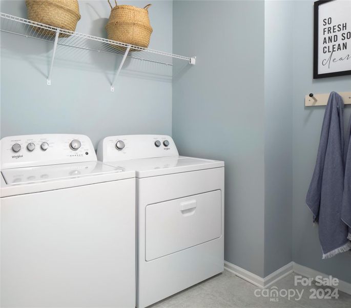 Representative Photo 2nd Floor Laundry Room