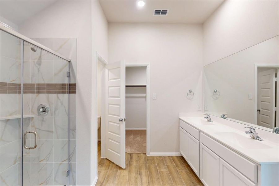 Furnished interior view inside a new home in Kings Way, Denton (Image 5).