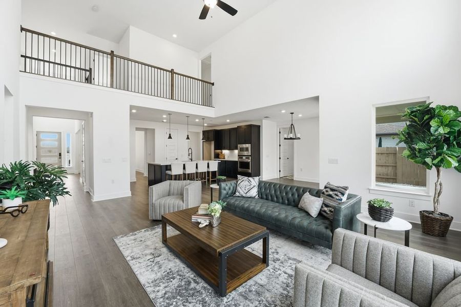 Furnished interior view inside a new home in Easton Park, Austin (Image 7).