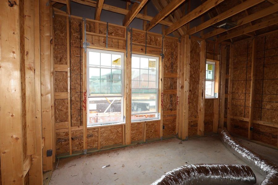 In-progress construction of a new home in Prairieland Village - Summit Collection, Cypress, TX (Image 26).