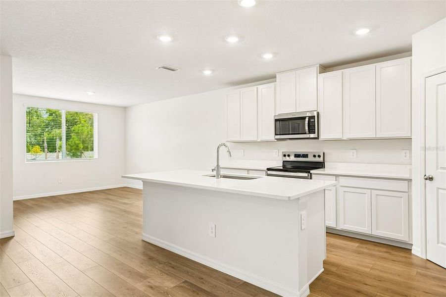 Furnished interior view inside a new home in Pine Ridge Meadows, Hudson (Image 10).