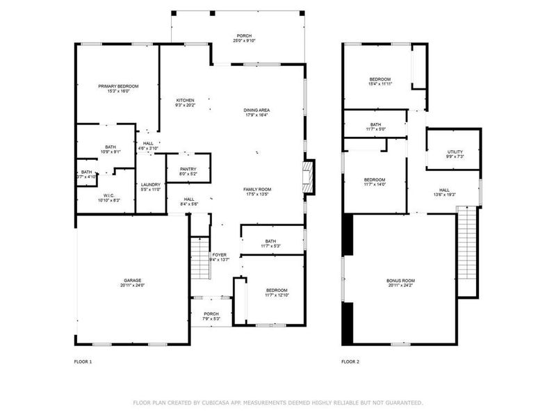 2D floor plan layout of this home in , Jefferson, GA (Image 4).
