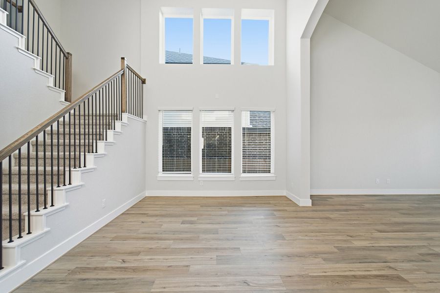 Spacious, unfurnished interior of a new home in The Woodlands at Medina Hills, Mico (Image 21). Spacious, unfurnished interior of a new home in The Woodlands at Medina Hills, Mico (Image 21).