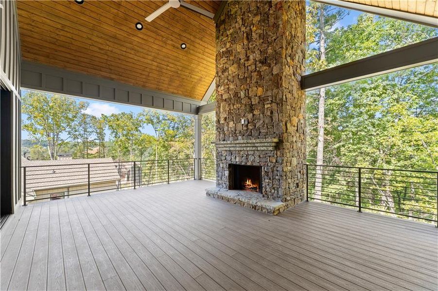 Exterior details and patio area of a home in , Dahlonega (Image 3).