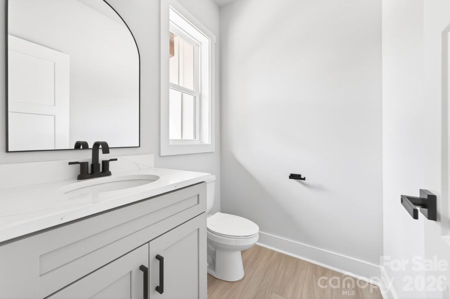 Main floor half bath Main floor half bath