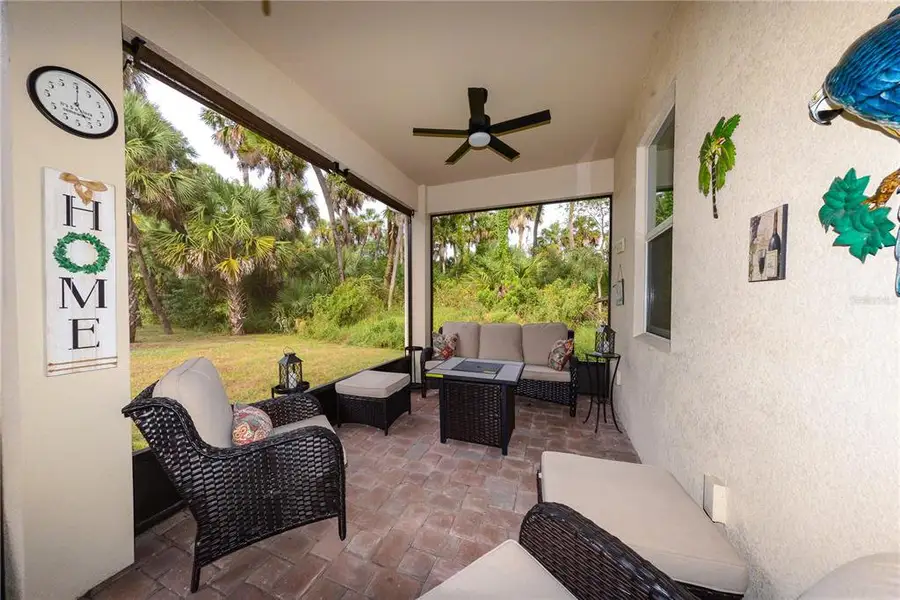 Exterior details and patio area of a home in , North Port (Image 4).