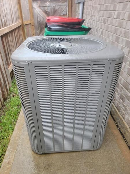 Another view of AC unit. Another view of AC unit.