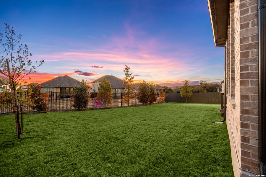 Exterior details and patio area of a home in Ventana, Bulverde (Image 34).