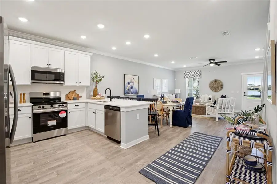 Furnished interior view inside a new home in , Nokomis (Image 6). Furnished interior view inside a new home in , Nokomis (Image 6).