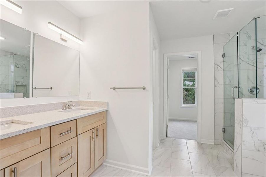 Furnished interior view inside a new home in , Fairburn (Image 16).