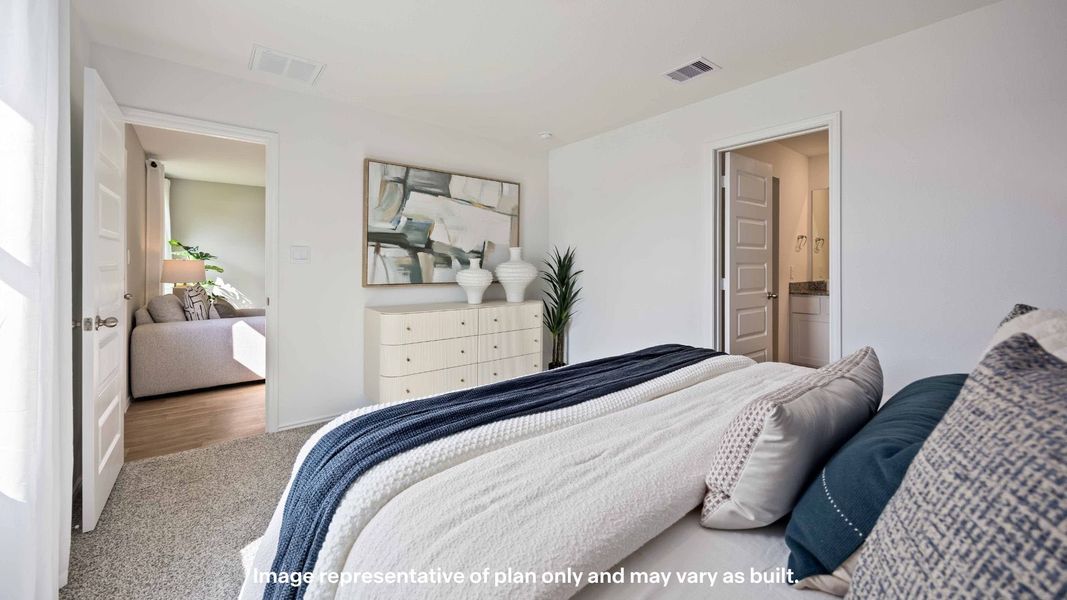 Furnished interior view inside a new home in Deer Meadows, Odessa (Image 15).