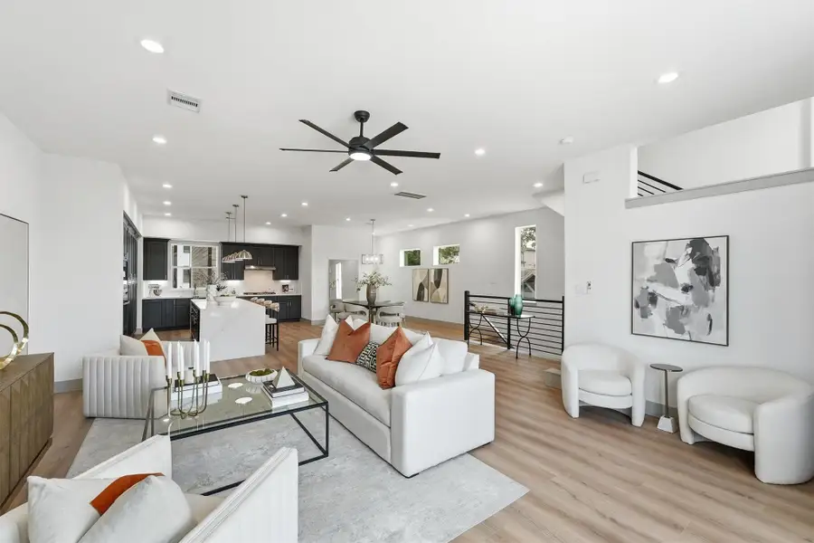 Furnished interior view inside a new home in , Houston (Image 13). Furnished interior view inside a new home in , Houston (Image 13).
