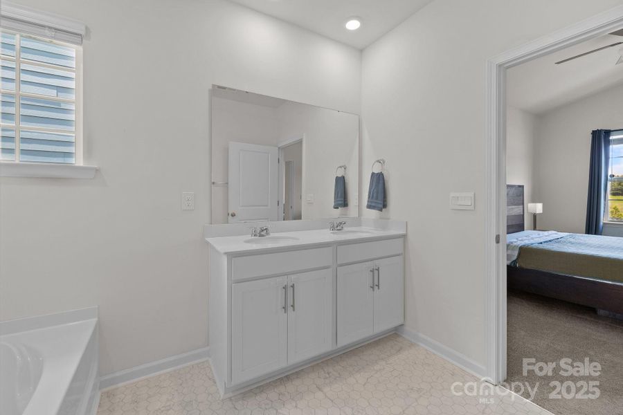 Furnished interior view inside a new home in Secrest Commons, Monroe (Image 12).