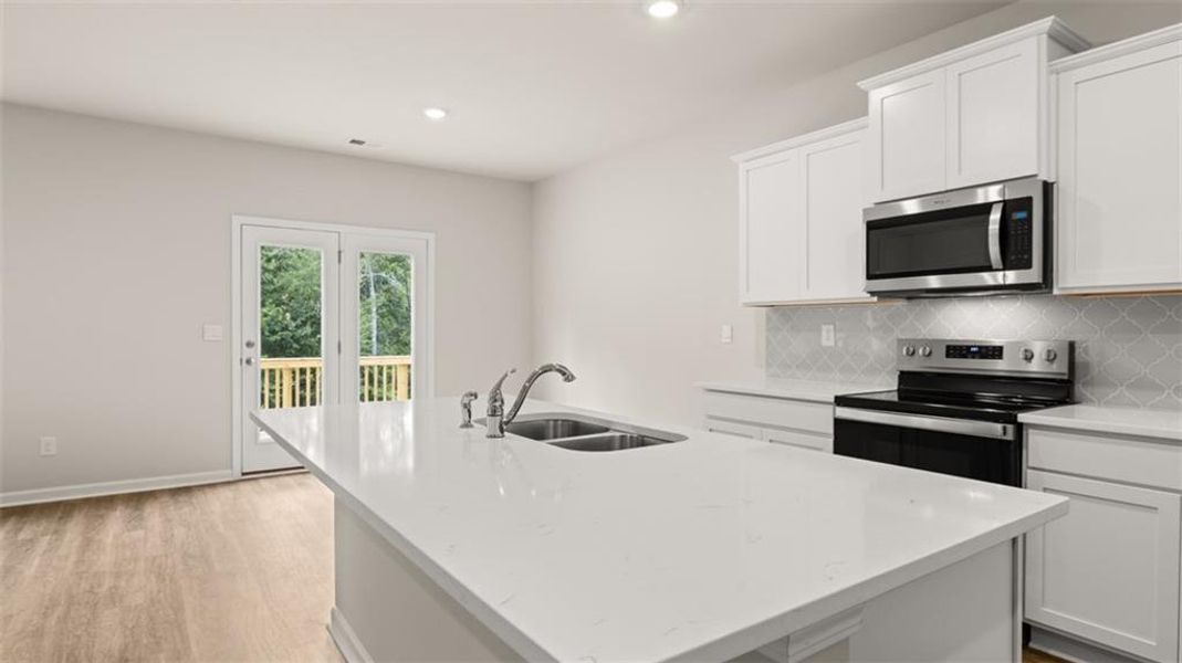 Furnished interior view inside a new home in Cedar Ridge - Locust Grove Station, Locust Grove (Image 4).