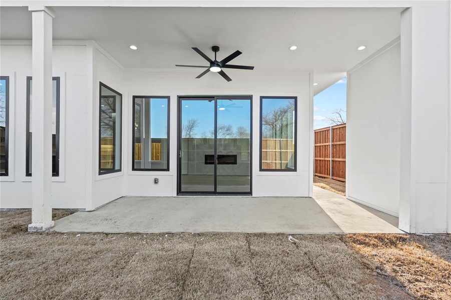 Exterior details and patio area of a home in , Dallas (Image 16). Exterior details and patio area of a home in , Dallas (Image 16).