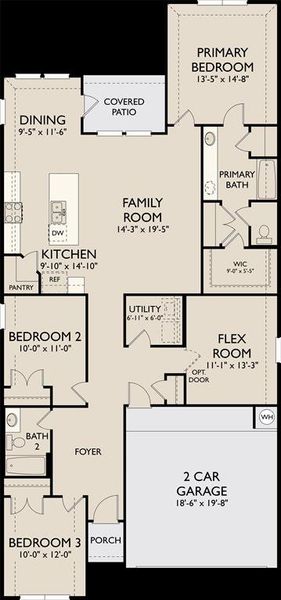 The Logan floor plan