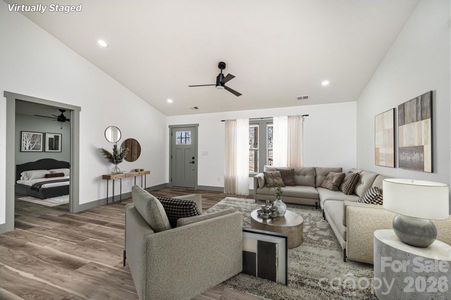 Furnished interior view inside a new home in , Connelly Springs (Image 5).