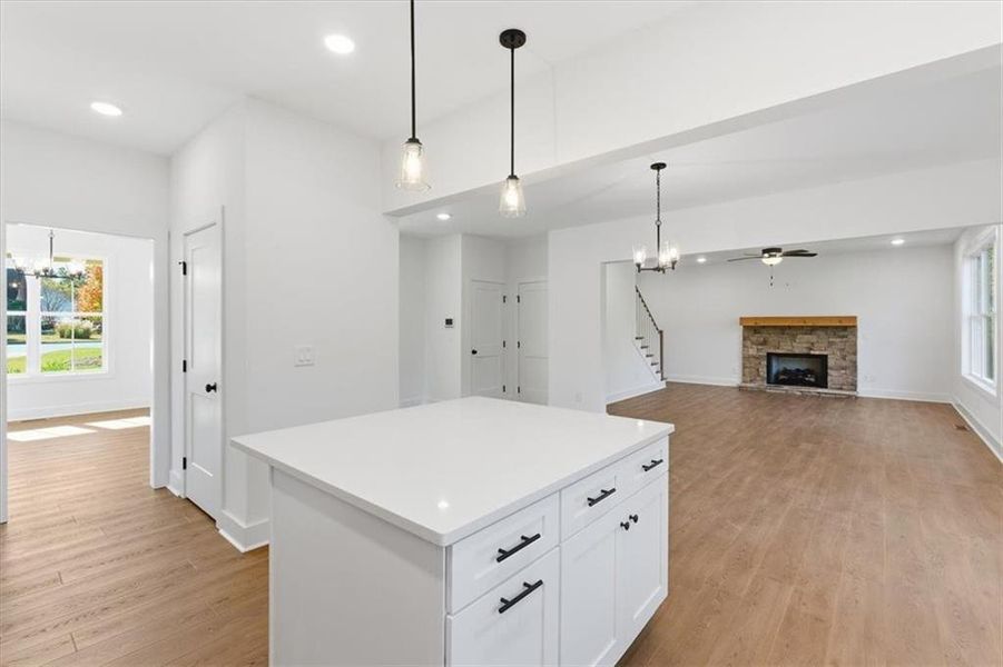 Furnished interior view inside a new home in , Cartersville (Image 6).