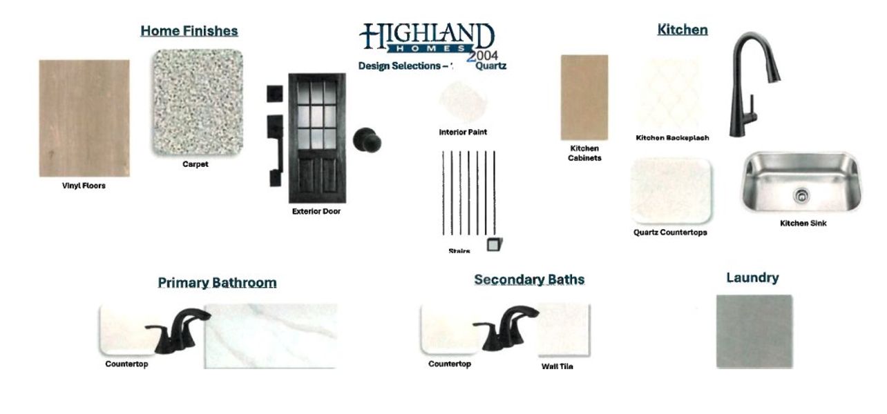 Sample of building materials used in homes in Pecan Square, Northlake (Image 43).