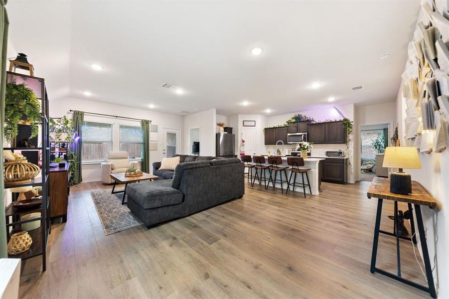 Furnished interior view inside a new home in , Ennis (Image 9).