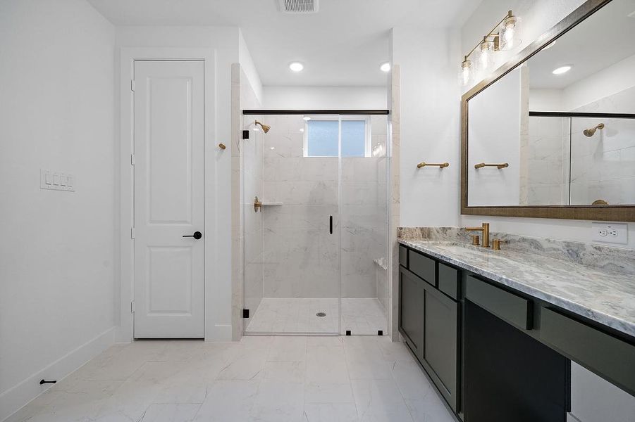 Representative furnished interior of a home built from the Cardinal by Caldwell Homes in Chambers Creek, Willis (Image 6).