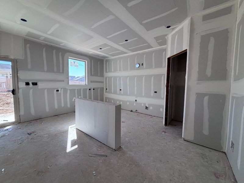 In-progress construction of a new home in The Colony 45s, Bastrop, TX (Image 6).