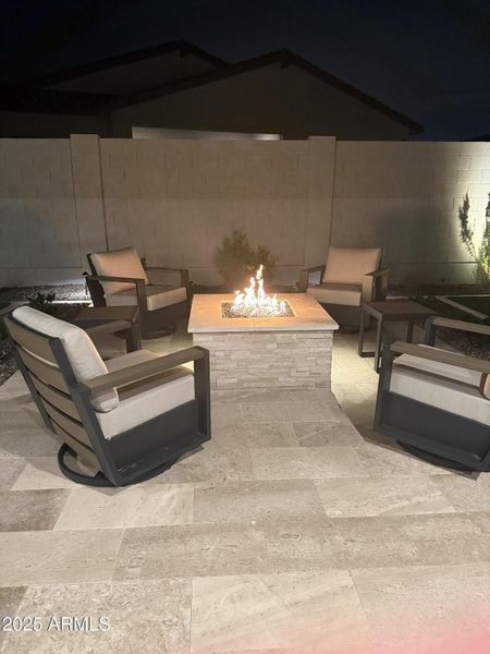 Fire Pit Ambience at Night Fire Pit Ambience at Night