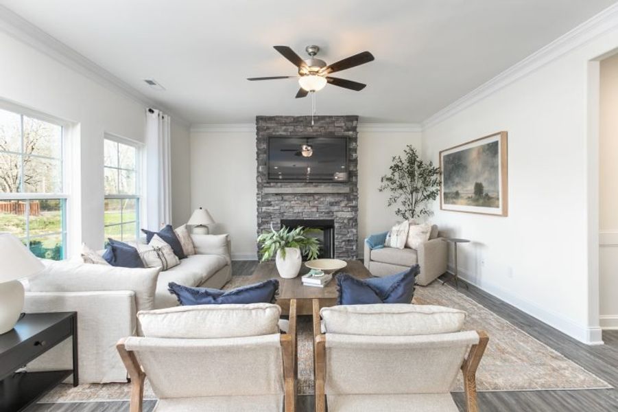 Furnished interior view inside a new home in Avondale, Greensboro (Image 10).