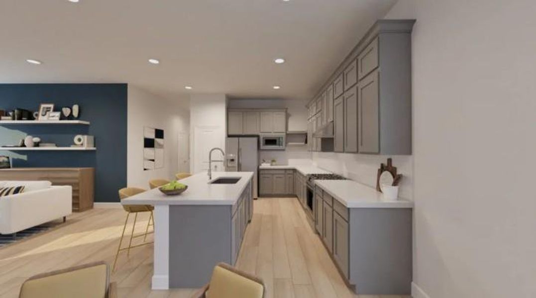 Pics are not of actual home.  They are a representative of a home of the same floor plan