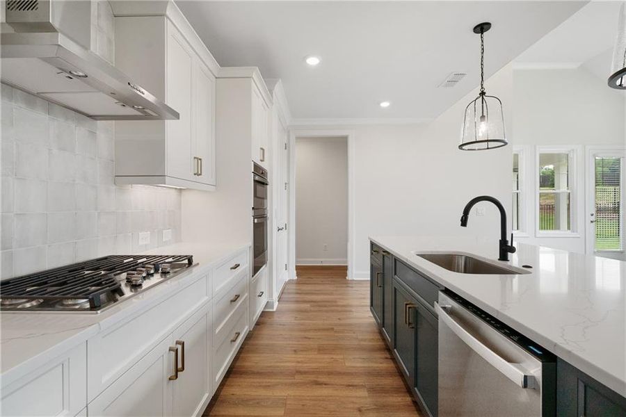 Furnished interior view inside a new home in Promenade at Sawnee Village, Cumming (Image 4).