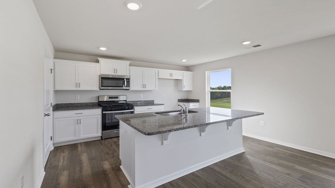 Furnished interior view inside a new home in Lightwood Cottages, Moore (Image 7).