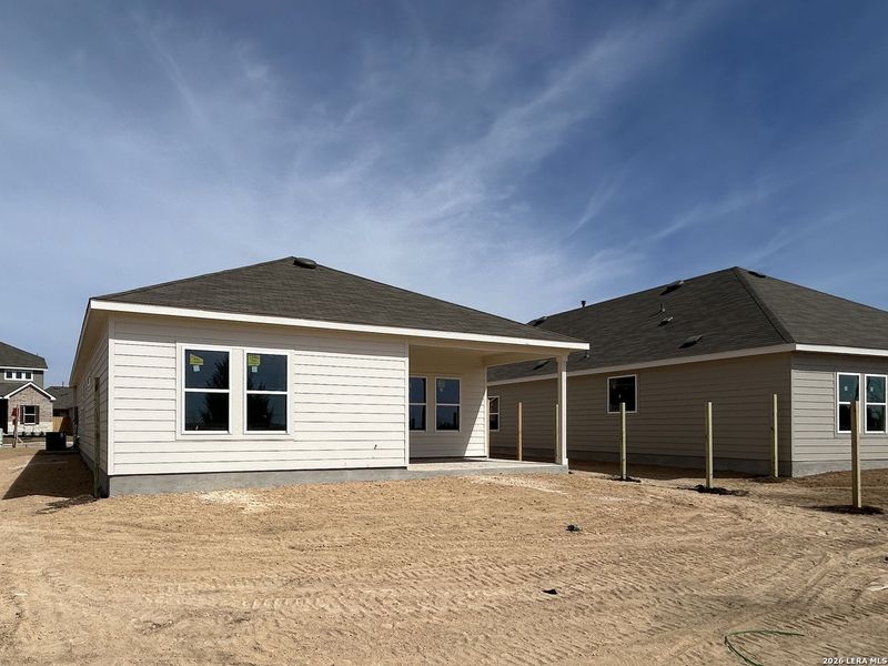 Exterior details and patio area of a home in Hennersby Hollow, San Antonio (Image 2). Exterior details and patio area of a home in Hennersby Hollow, San Antonio (Image 2).