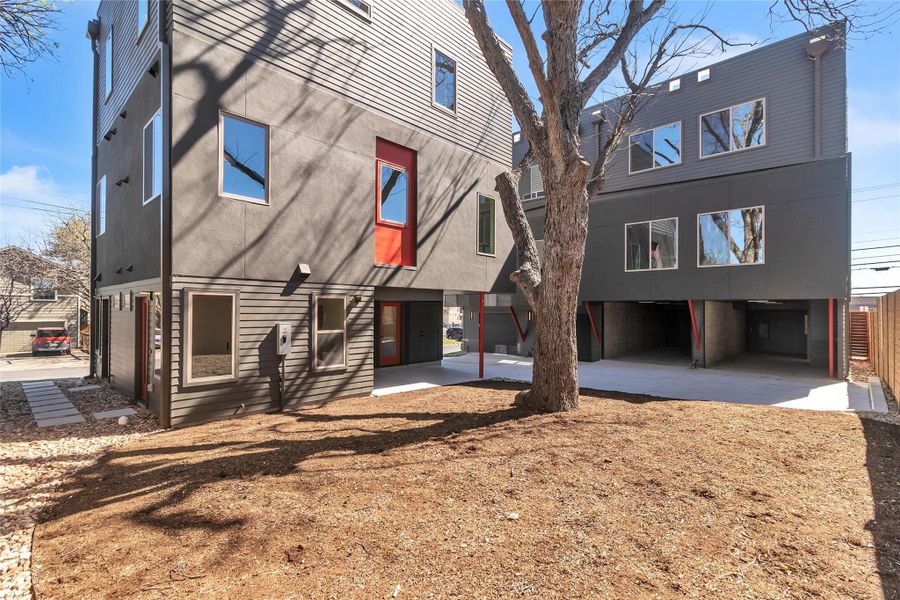Front exterior of a new home in , Austin, TX, highlighting curb appeal (Image 14).