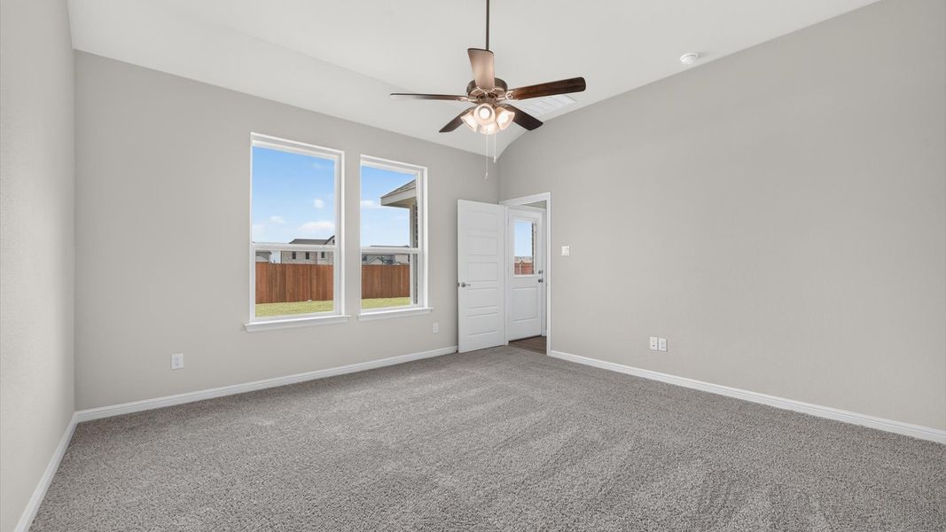 Representative unfurnished interior of a home built from the The Willow by D.R. Horton in Morningstar, Aledo (Image 27). Representative unfurnished interior of a home built from the The Willow by D.R. Horton in Morningstar, Aledo (Image 27).