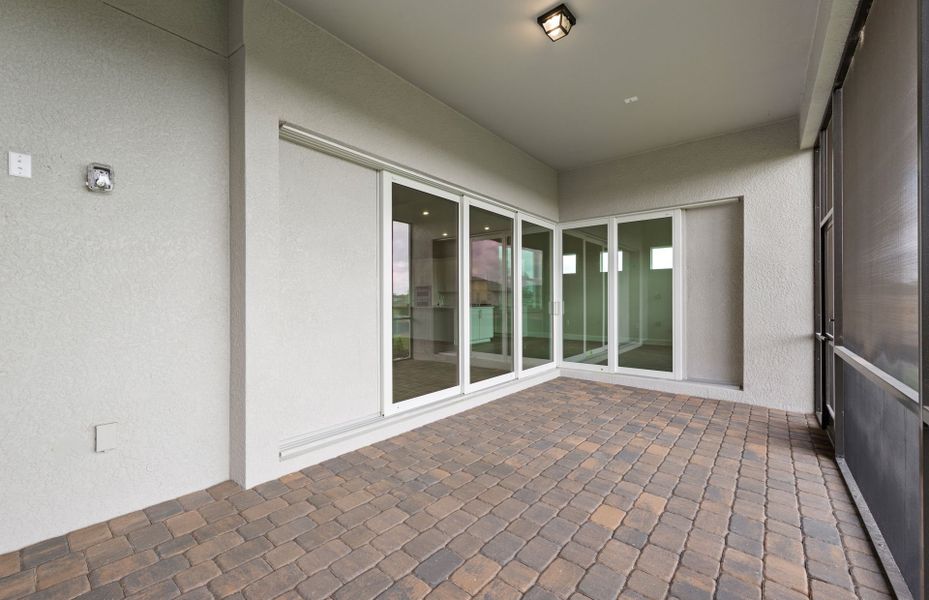 Spacious lanai with serene views