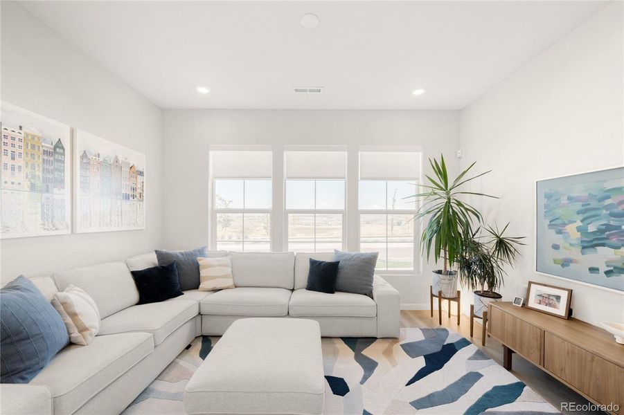 Furnished interior view inside a new home in , Littleton (Image 18). Furnished interior view inside a new home in , Littleton (Image 18).