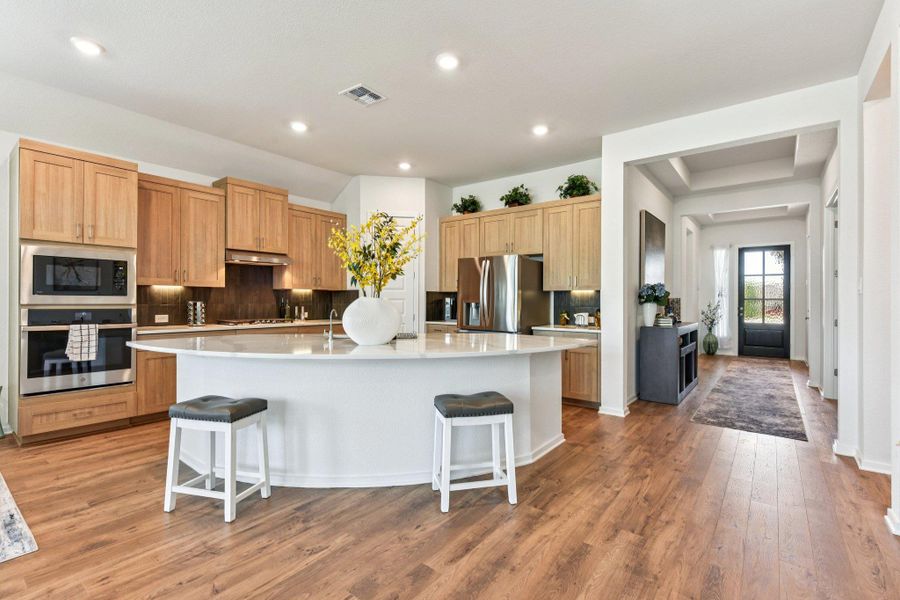 Furnished interior view inside a new home in Highland Village, Georgetown (Image 5).