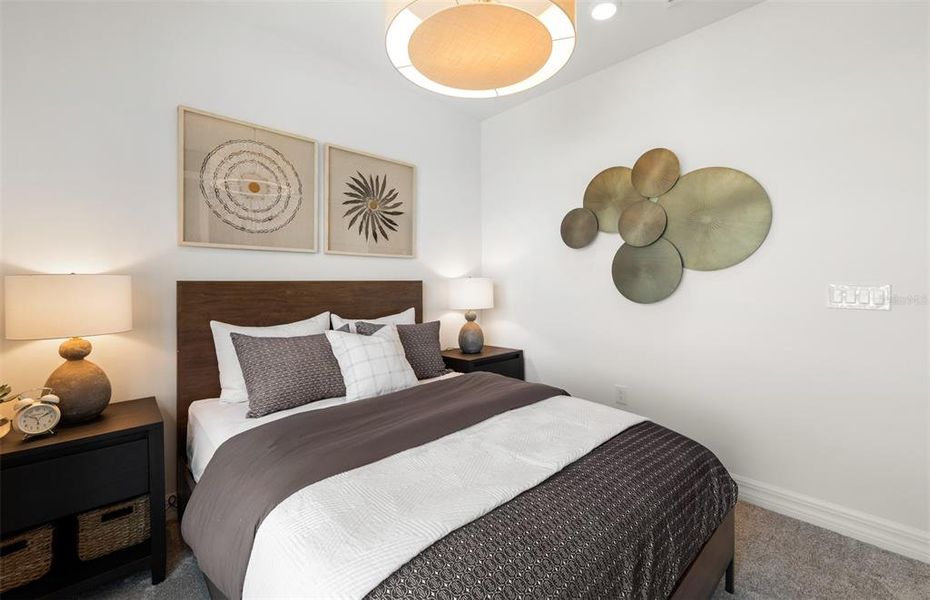 Furnished interior view inside a new home in The Strand at Cedar Grove, North Port (Image 18).