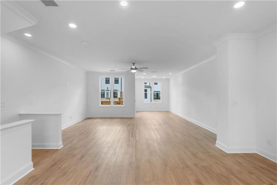 Spacious, unfurnished interior of a new home in Millcroft Townhomes, Buford (Image 16).