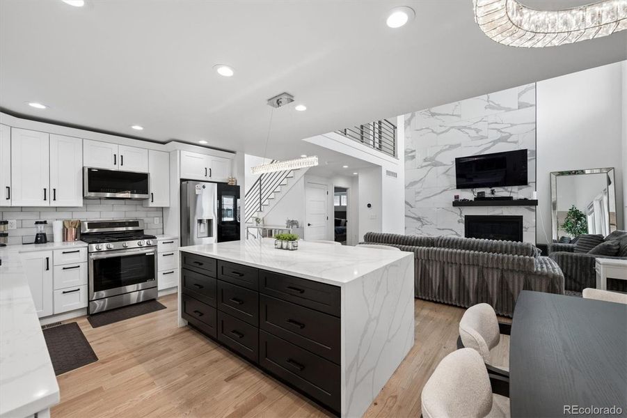 Furnished interior view inside a new home in , Aurora (Image 15).