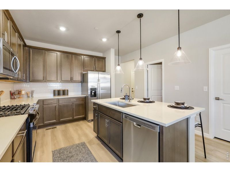 Furnished interior view inside a new home in , Fort Collins (Image 9). Furnished interior view inside a new home in , Fort Collins (Image 9).