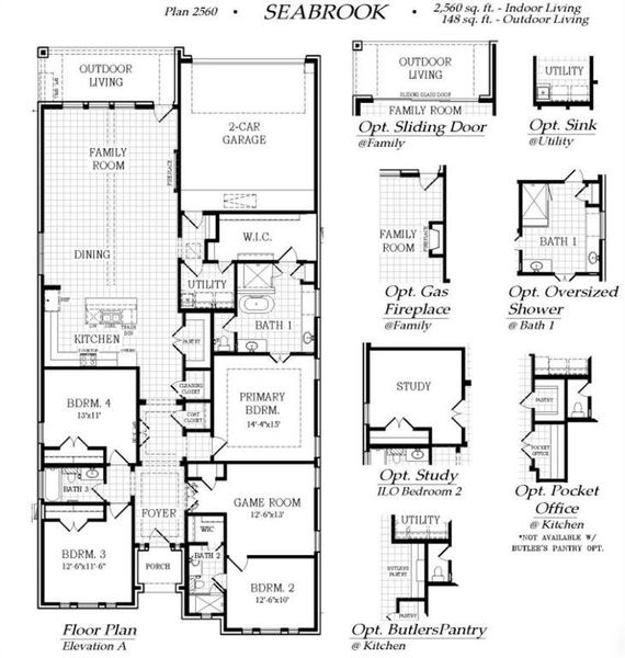 2D floor plan layout of this home in Talia, Mesquite, TX (Image 4).