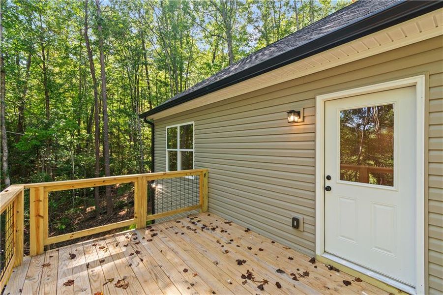 Exterior details and patio area of a home in , Dahlonega (Image 3).