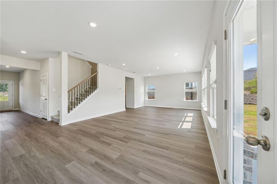 Spacious, unfurnished interior of a new home in Preserve at Mountain Creek, Pendergrass (Image 32).