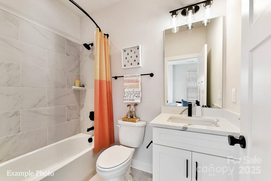 Furnished interior view inside a new home in North End Terraces, Charlotte (Image 5).