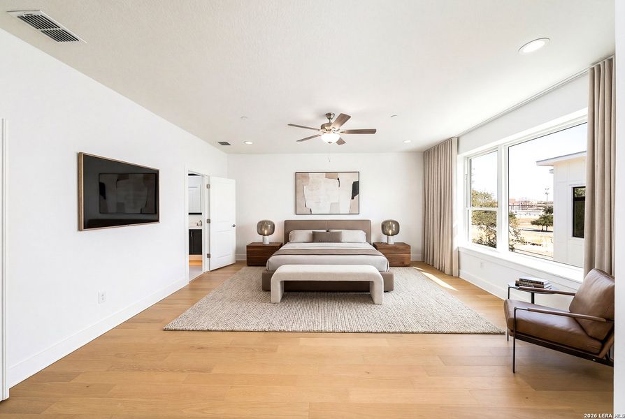 Furnished interior view inside a new home in , San Antonio (Image 6).